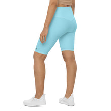 Load image into Gallery viewer, DOTG Blizzard Blue Biker Shorts (Long Length)