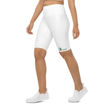 Load image into Gallery viewer, DOTG White Biker Shorts (Long Length)