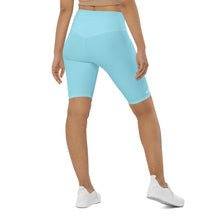 Load image into Gallery viewer, DOTG Blizzard Blue Biker Shorts (Long Length)