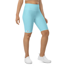 Load image into Gallery viewer, DOTG Blizzard Blue Biker Shorts (Long Length)