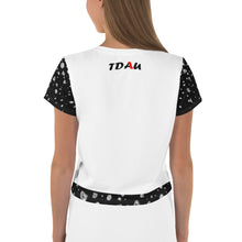 Load image into Gallery viewer, DOTG Black Bling Crop Tee