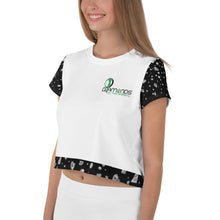 Load image into Gallery viewer, DOTG Black Bling Crop Tee
