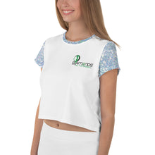 Load image into Gallery viewer, DOTG Bling White Crop Tee