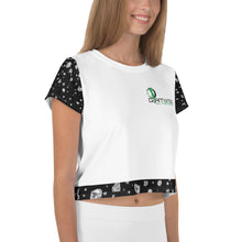 Load image into Gallery viewer, DOTG Black Bling Crop Tee