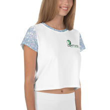 Load image into Gallery viewer, DOTG Bling White Crop Tee