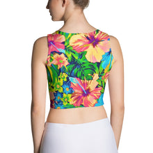Load image into Gallery viewer, Floral Color Blast Crop Top