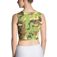 Load image into Gallery viewer, Camo Crop Top