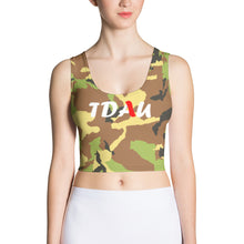 Load image into Gallery viewer, Camo Crop Top