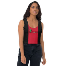 Load image into Gallery viewer, DOTG  Black/Red Crop Top