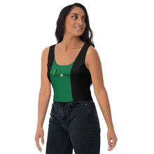 Load image into Gallery viewer, DOTG Black/Green Crop Top