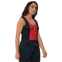 Load image into Gallery viewer, DOTG  Black/Red Crop Top