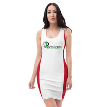 Load image into Gallery viewer, DOTG White/Red Side Stripe Golfing Dress