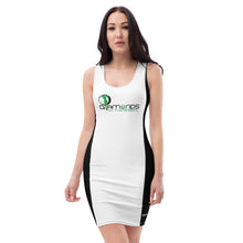 Load image into Gallery viewer, DOTG White/Black Side Stripe Golfing Dress