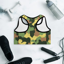 Load image into Gallery viewer, Camo Padded Sports Bra