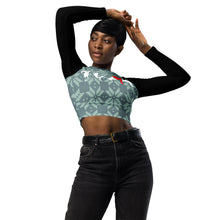 Load image into Gallery viewer, Recycled long-sleeve crop top