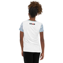 Load image into Gallery viewer, DOTG Bling White Athletic Tee