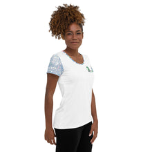 Load image into Gallery viewer, DOTG Bling White Athletic Tee
