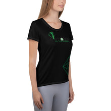 Load image into Gallery viewer, DOTG Diamond Sleeve Black Athletic T-shirt