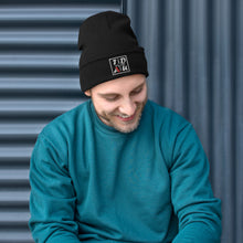 Load image into Gallery viewer, Squared White Logo Embroidered Beanie