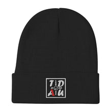 Load image into Gallery viewer, Squared White Logo Embroidered Beanie
