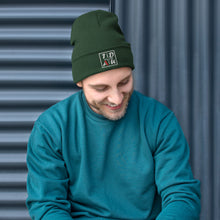 Load image into Gallery viewer, Squared White Logo Embroidered Beanie