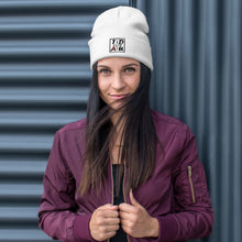 Load image into Gallery viewer, Squared Black Logo Embroidered Beanie