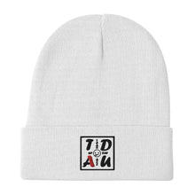 Load image into Gallery viewer, Squared Black Logo Embroidered Beanie