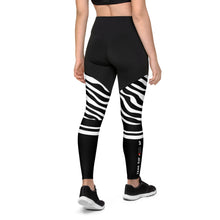 Load image into Gallery viewer, Zebra Sports Leggings