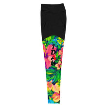 Load image into Gallery viewer, Floral Color Blast Sports Leggings