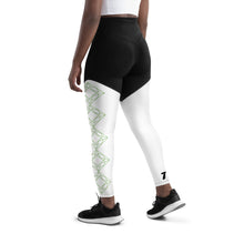 Load image into Gallery viewer, DOTG Diamond Sleeve Sports Leggings