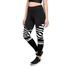 Load image into Gallery viewer, Zebra Sports Leggings