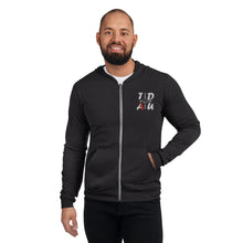 Load image into Gallery viewer, Squared Logo Unisex zip hoodie - Lightweight