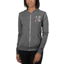 Load image into Gallery viewer, Squared Logo Unisex zip hoodie - Lightweight