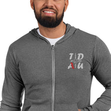 Load image into Gallery viewer, Squared Logo Unisex zip hoodie - Lightweight