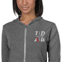 Load image into Gallery viewer, Squared Logo Unisex zip hoodie - Lightweight