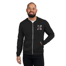 Load image into Gallery viewer, Squared Logo Unisex zip hoodie - Lightweight