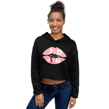 Load image into Gallery viewer, Kiss Logo Crop Hoodie