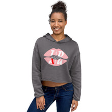 Load image into Gallery viewer, Kiss Logo Crop Hoodie