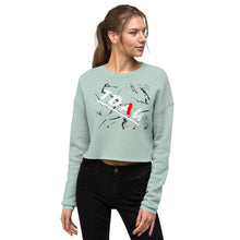 Load image into Gallery viewer, Marble TDAU Crop Sweatshirt