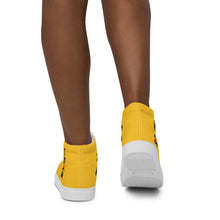 Load image into Gallery viewer, Women’s Exploding Yellow High Tops