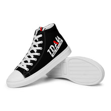 Load image into Gallery viewer, Women’s Black High Top Sneakers