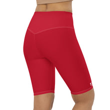 Load image into Gallery viewer, DOTG Red Biker Shorts (Long Length)
