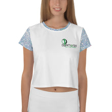 Load image into Gallery viewer, DOTG Bling White Crop Tee
