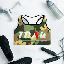 Load image into Gallery viewer, Camo Padded Sports Bra
