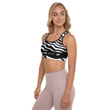 Load image into Gallery viewer, Zebra Print Padded Sports Bra
