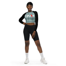 Load image into Gallery viewer, Recycled long-sleeve crop top
