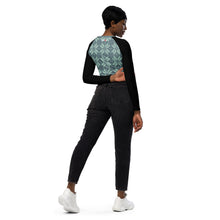 Load image into Gallery viewer, Recycled long-sleeve crop top
