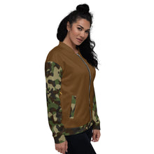 Load image into Gallery viewer, Women&#39;s &quot;Lioness Camo&quot; Bomber Jacket
