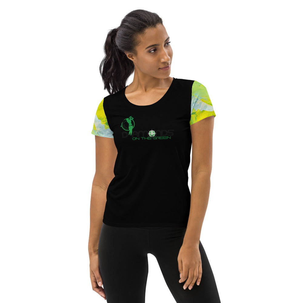 DOTG Green/Yellow Black Athletic T-shirt