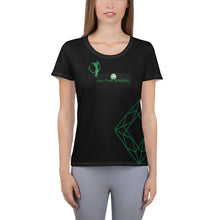 Load image into Gallery viewer, DOTG Diamond Sleeve Black Athletic T-shirt
